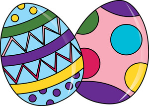 300x213 Clip Art Easter Eggs