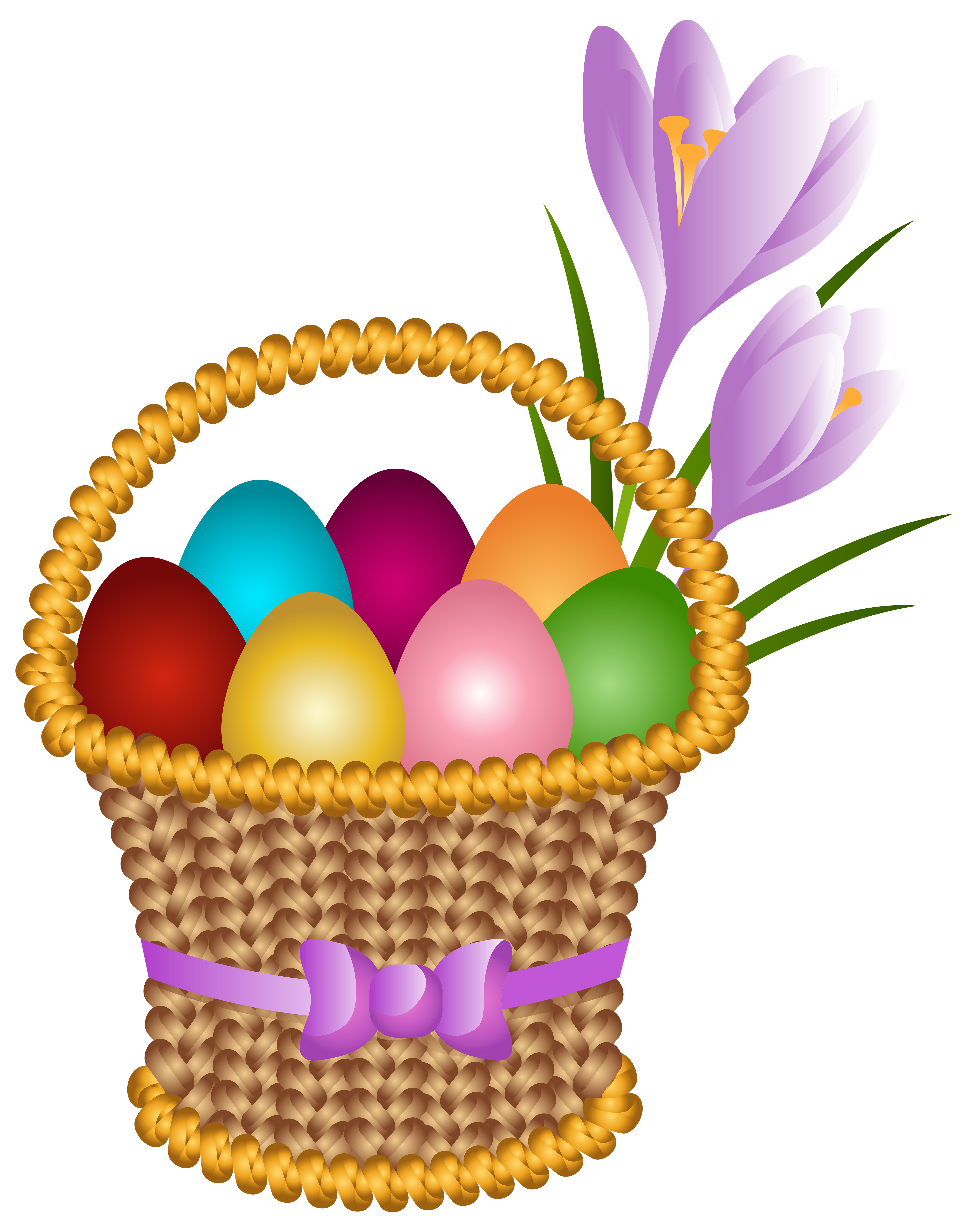 4719x6000 In Basket Easter Egg Clipart, Explore Pictures