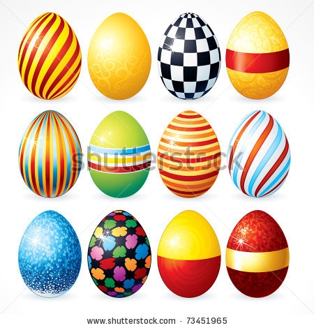 450x470 Easter Eggs Day Clipart