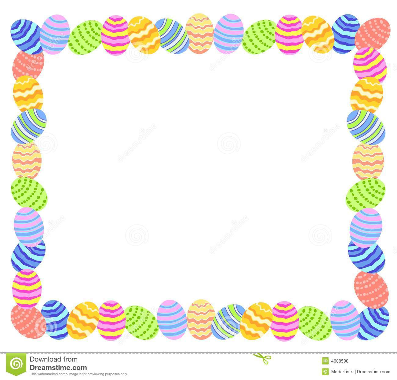 Easter Eggs Border | Free download on ClipArtMag