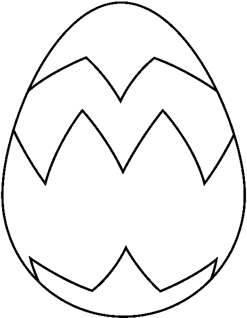 483x621 Easter Egg Clip Art Black And White Happy Easter 2017