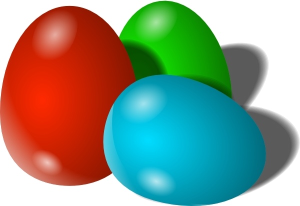 600x412 Easter Eggs Clip Art Free Vector In Open Office Drawing Svg ( Svg