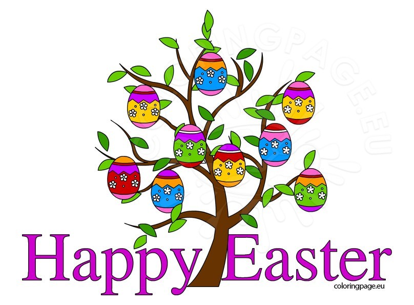 808x595 Happy Easter Clipart