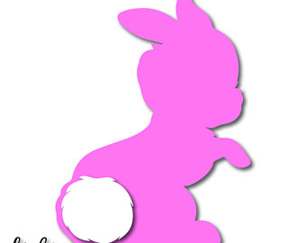 340x270 Rabbit Silhouette Etsy