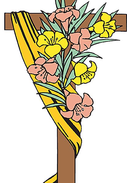 415x600 Easter Religious Clip Art