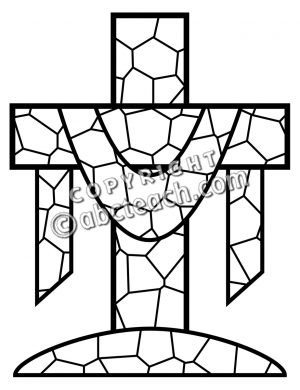 300x390 Christian Easter Black And White Clipart