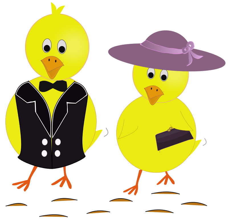 800x777 Easter Sunday Chicks Free Vector 4vector