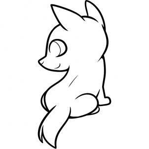 302x302 Wolf Clipart Easy