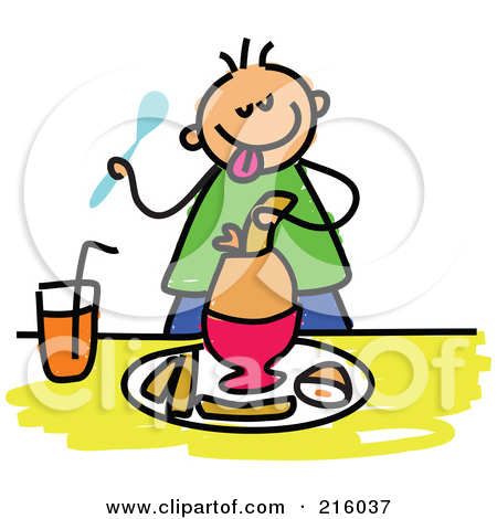 450x470 Person Eating Breakfast Clipart