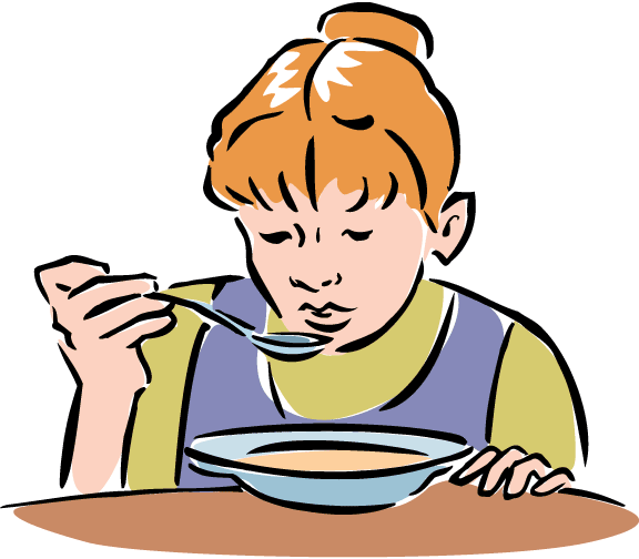 576x504 Woman Clipart Breakfast