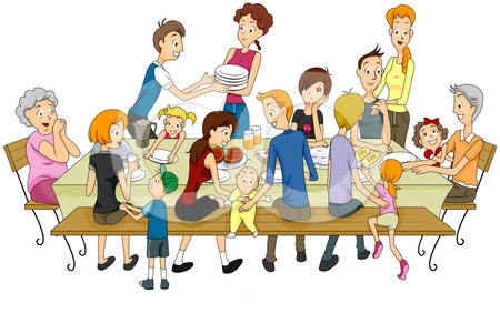 450x282 Family Eating Clipart Many Interesting Cliparts