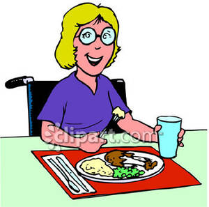 300x297 Women Clipart Lunch