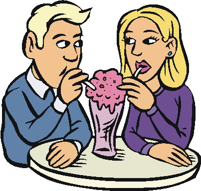 403x384 Family Eating Clipart