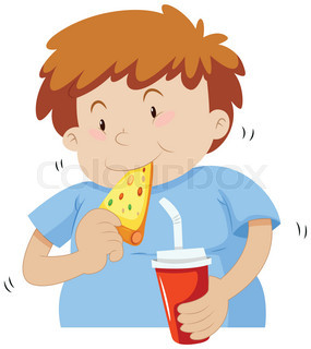 285x320 Family Having Pizza In Kitchen Illustration Stock Vector Colourbox