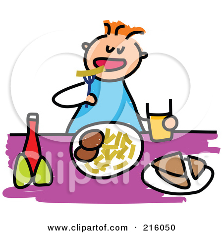 450x470 Family Eating Lunch Clipart