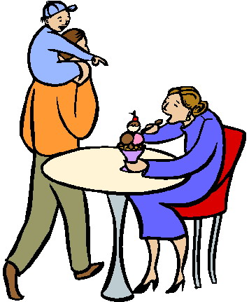 356x431 Person Eating Clipart