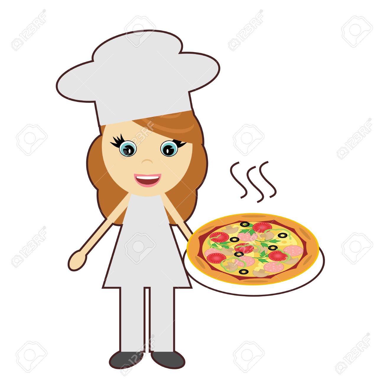 1300x1300 Pizza Clipart Pizza Chef