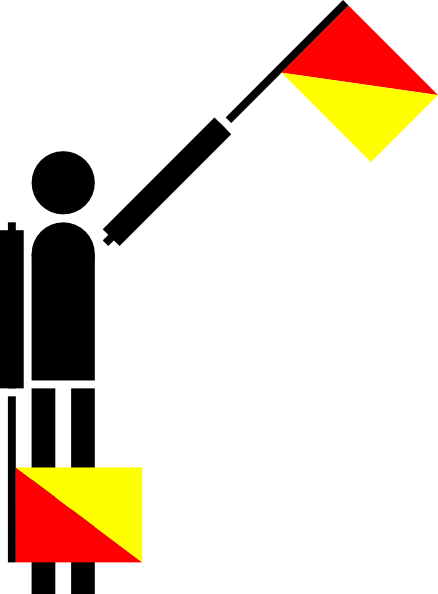 438x594 Semaphore Echo Clip Art Free Vector 4vector