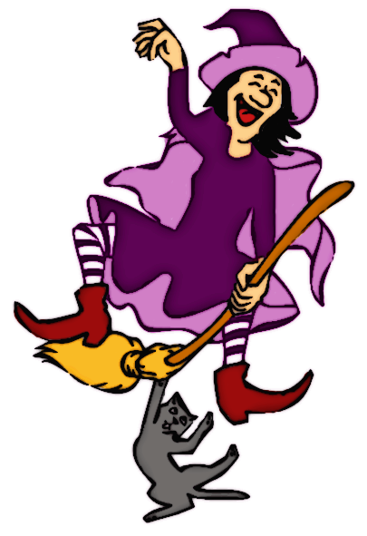 405x591 Witch Clipart Moon Broom Echo Image