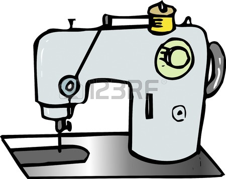 450x357 5,952 Sewing Machine Stock Vector Illustration And Royalty Free