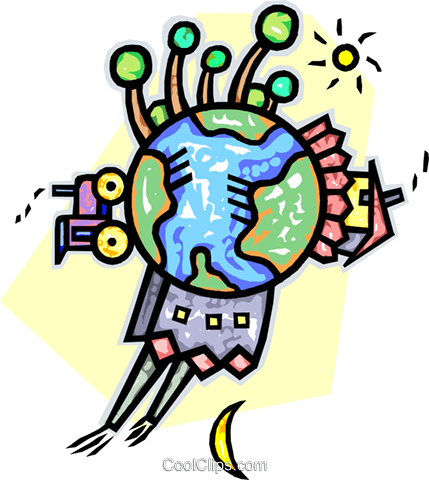 429x480 Global Economy Royalty Free Vector Clip Art Illustration Vc016140