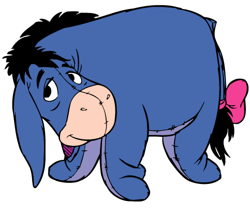 500x417 Eeyore 004 Clipart Panda