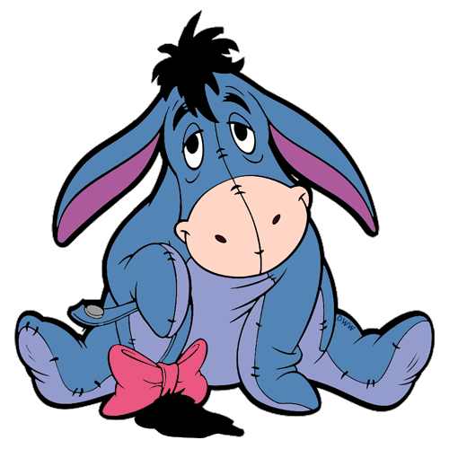 500x500 Eeyore Clip Art Disney Clip Art Galore