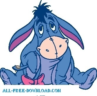 330x329 Vector Eeyore Free Vector Download (11 Free Vector) For Commercial