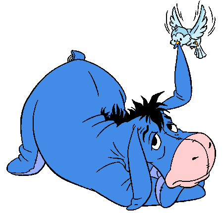 452x431 Clipart Eeyore