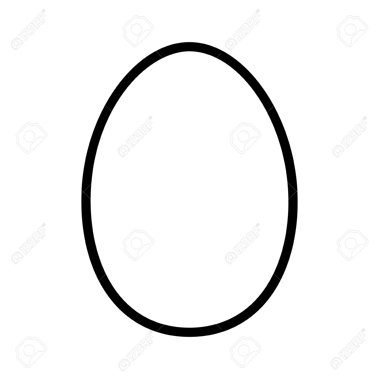 1300x1300 Egg Clipart Line Drawing