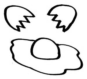300x272 Fried Egg Clipart Black And White