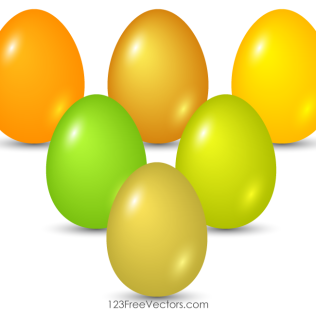316x316 Colorful Easter Egg Border Clip Art 123freevectors