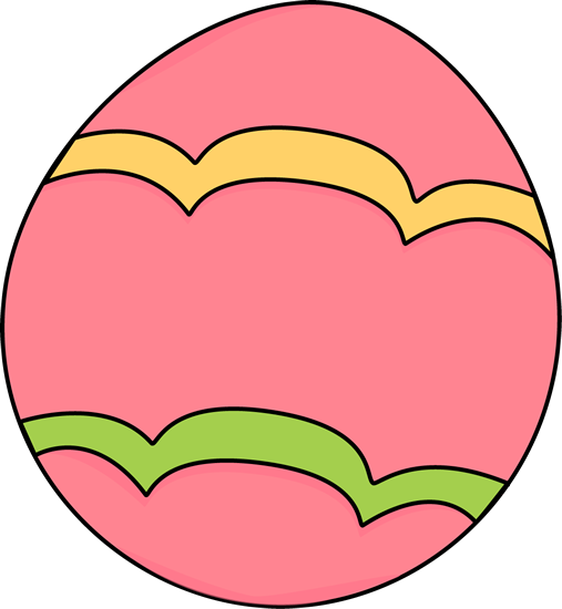 507x550 Pink Decorated Easter Egg Clip Art
