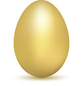163x170 Golden Egg Clip Art