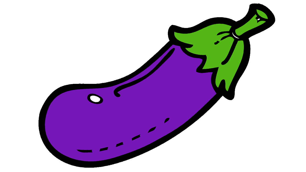 1280x720 Eggplant Clipart Purple Color