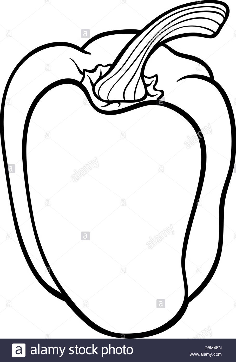 908x1390 Pepper Clipart Black And White