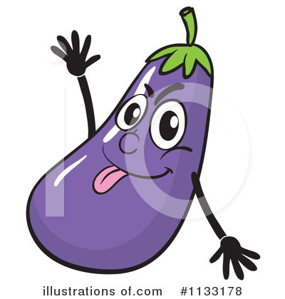 400x420 Eggplant Clipart