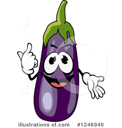 400x420 Eggplant Clipart