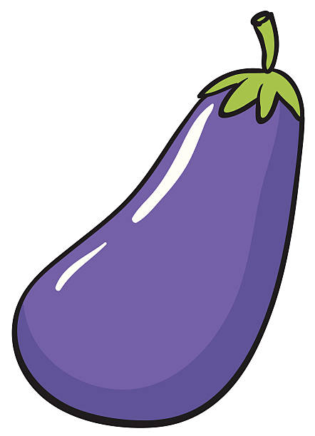 442x612 Eggplant Clipart Vector