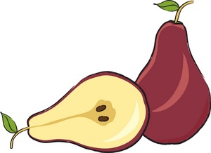 300x218 Pears Clipart Image