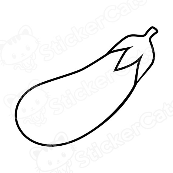 570x570 Eggplant Clipart Emoji