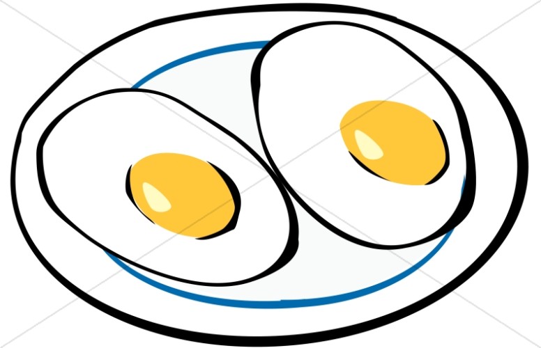 776x500 Sunny Side Up Eggs Clipart