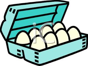 300x225 Carton Of Eggs Clipart Picture