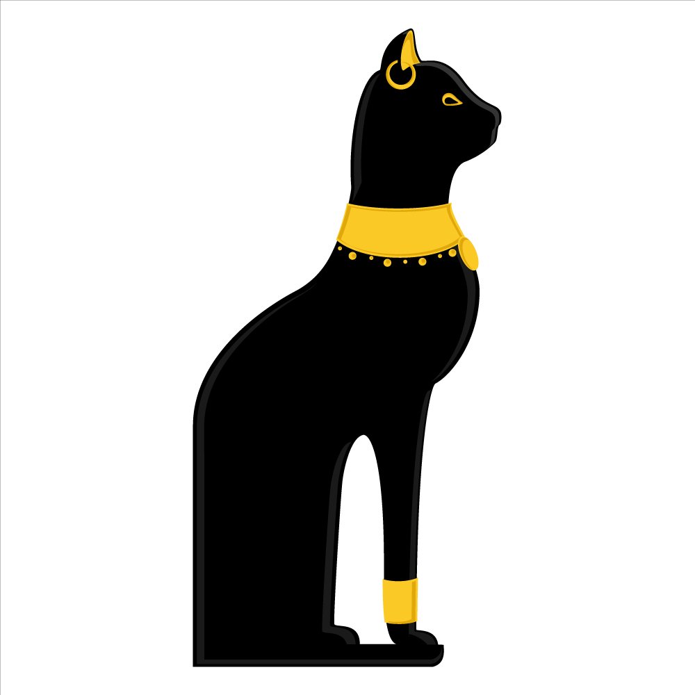 1000x1000 Hieroglyphs Clipart Egyptian Cat