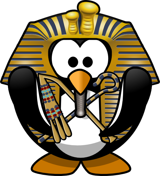 540x594 Egyptian Penguin Clip Art