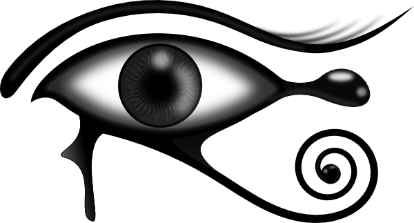 600x323 Egyptian Eye Clip Art