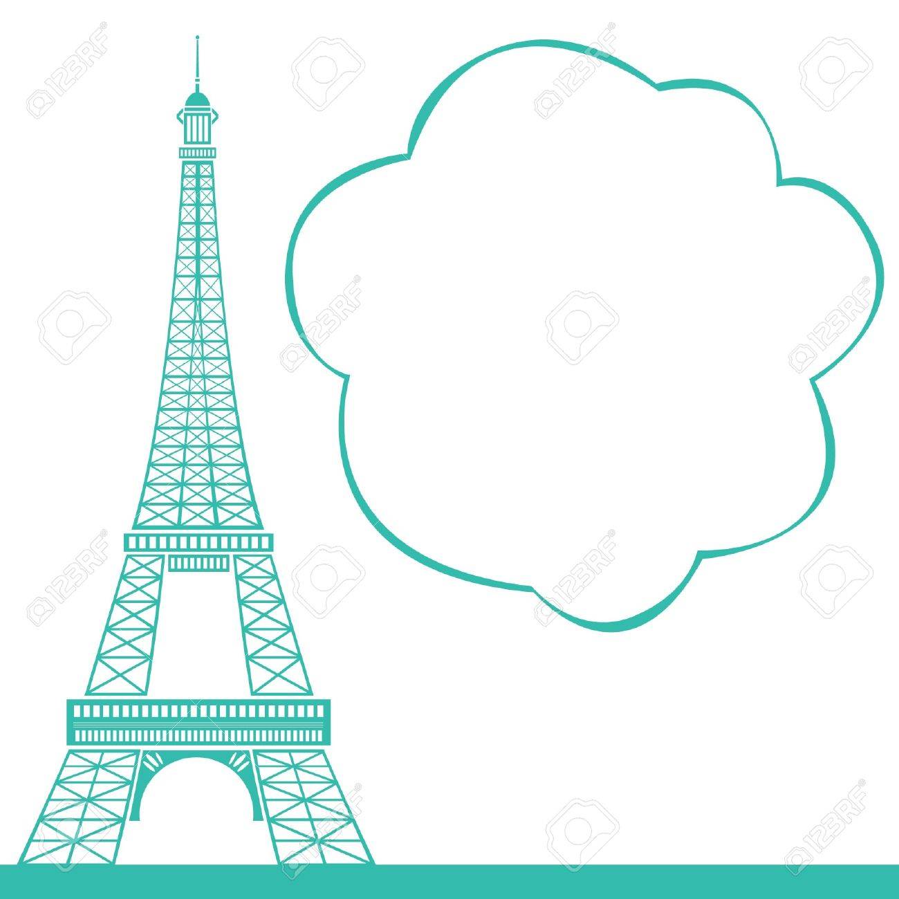 1300x1300 Eiffel Tower Royalty Free Cliparts, Vectors, And Stock
