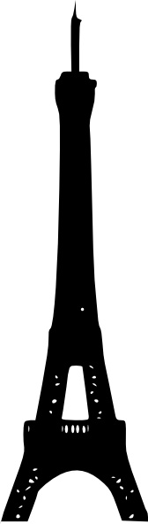 168x592 Eiffel Tower Clip Art Free Vector In Open Office Drawing Svg