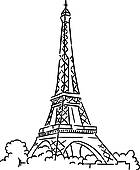 140x170 Eiffel Tower Clip Art