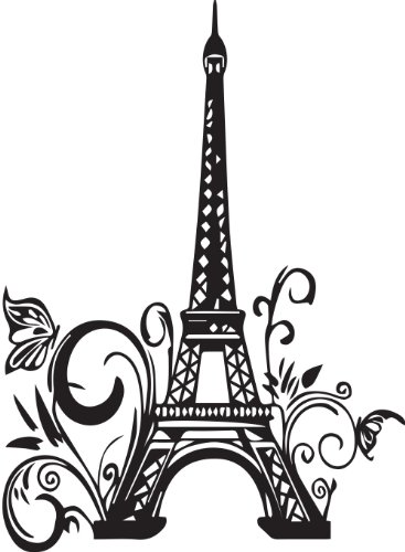 367x500 Cute Wall Decals Eiffel Tower